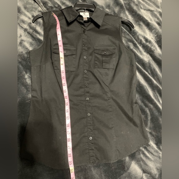 Worthington Sleeveless Button Down - Picture 7 of 8